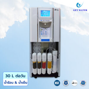 รุ่น 30 ลิตรต่อวัน น้ำร้อน & น้ำเย็น